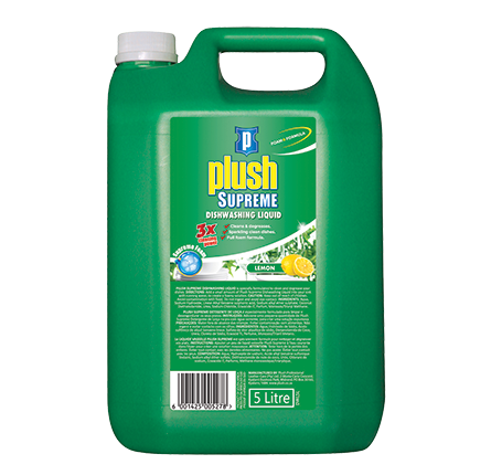 Plush Supreme Dishwashing Liquid 5L Bulk