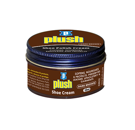Plush Shoe Cream - Dark Brown